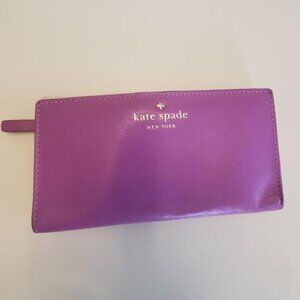 Kate Spade Slim Purple Wallet